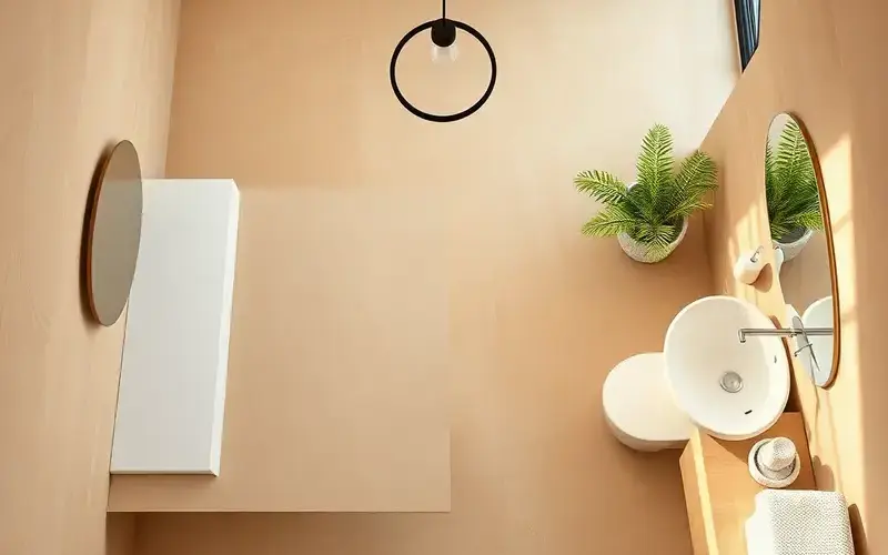 DASE EVENTS LTD のビニール床材施工事例 — 浴室クッションフロア