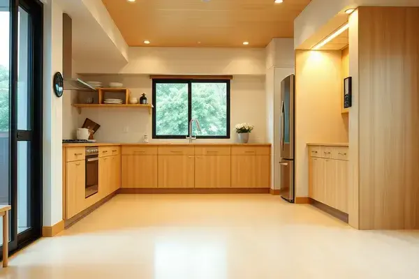 DASE EVENTS LTD のビニール床材施工 — 居室空間への施工事例
